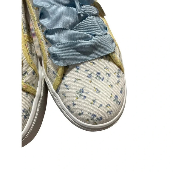 LoveShackFancy Superga Platform Sneakers sz EU 40 US 9 Low Top Yellow Blue Shoes - Picture 14 of 16